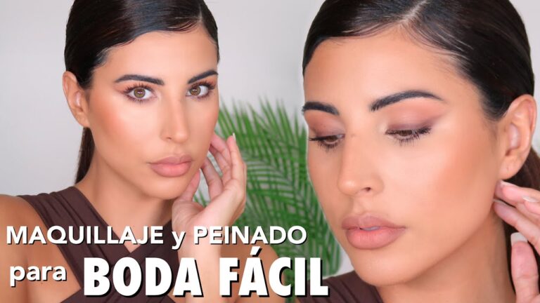 Peinados Elegantes y Maquillaje Natural para Bodas