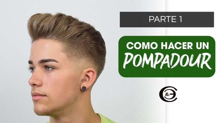 Corte Pompadour: Estilo Masculino Perfecto