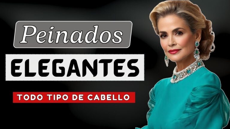 Peinados Sofisticados con Mechones Sueltos: Elegancia y Estilo