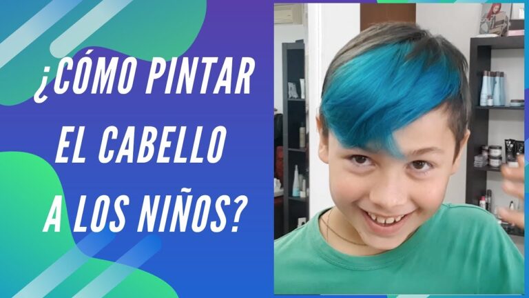 Pintura Capilar Infantil: Tendencias en Peluquer&iacute;a para Ni&ntilde;os